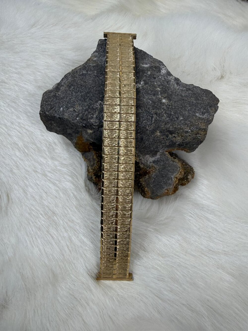 Vintage Hadley 1/40 10KT RGP Tops Expanding Watch Band 6" X .75"